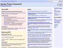 Tablet Screenshot of openspf.org